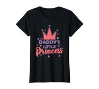 La Petite Fille Princesse de Papa T-Shirt Graphique avec Valeur