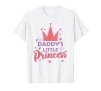 La Petite Fille Princesse de Papa T-Shirt Graphique avec Valeur