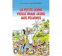 La petite jeune vieille dame jaune aux peluches