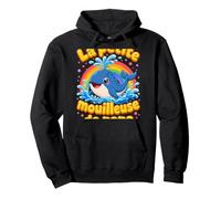 La Petite mouilleuse de Papa Baleine drôle Sweat à Capuche