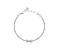LA PETITE STORY Bracelet femme en acier, collection FRIENDSHIP, nœud, chevrons de poisson LPS05ARR121