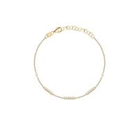 LA PETITE STORY Bracelet Femme en Argent 925‰, Zircons, Collection SILVER, Idée Cadeau Petite Amie