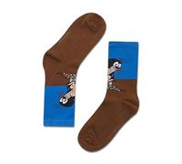 La petite taupe - La taupe am graben - Easy Socks Chaussettes unisexes enfants et adultes bleu/marron, Bleu/marron, 35-40