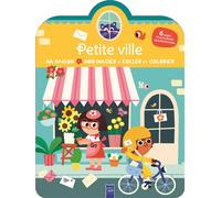 La petite ville coller colorier Ma maison, mon imagier à coller et à colorier - Collectif - Yoyo Books - broché - Document jeunesse