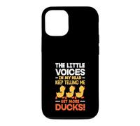 La Petite Voix dans ma tête Qui me Dit d'avoir Plus de Canards Coque pour iPhone 12/12 Pro