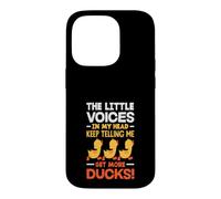 La Petite Voix dans ma tête Qui me Dit d'avoir Plus de Canards Coque pour iPhone 14 Pro