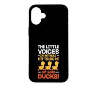 La Petite Voix dans ma tête Qui me Dit d'avoir Plus de Canards Coque pour iPhone 16 Plus
