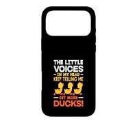 La Petite Voix dans ma tête Qui me Dit d'avoir Plus de Canards Coque pour iPhone 17 Pro Max