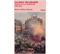 La peur du peuple (Prix Guerres et Paix 2022) – Histoire de la IIe République 1848-1852 – Perrin