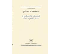La Philosophie Allemande Dans La Pensée Juive