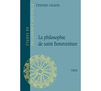 La Philosophie De Saint Bonaventure