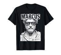 La philosophie drôle de Marcus Aurelius Get Stoic Vintage Punk T-Shirt
