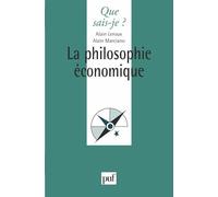 La Philosophie économique