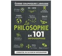 Collectif – La Philosophie en 101 infographies – Guides graphiques Larousse