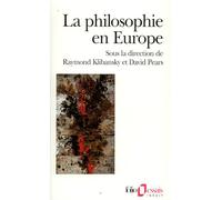 La Philosophie en Europe