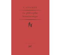 La Philosophie herméneutique