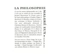La philosophie malgré eux - Collectif - Agone - broché - Revue