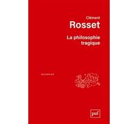 La philosophie tragique
