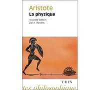 La Physique - Aristote - Vrin - broché - Essai