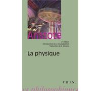 La Physique - Aristote - Vrin - broché - Livre