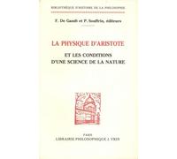 La Physique D'aristote Et Les Conditions D'une Science De La Nature