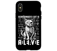 La Physique du Chat Mort et Vivant de Schrödinger Coque pour iPhone X/XS