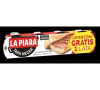 La Piara Pâté Tapa Negra, Pack de 2 x 3 Pots de 75g + 1 Gratuit, Offre Spéciale