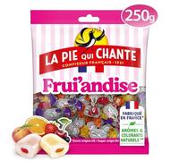 LA PIE QUI CHANTE - Assortiment Fruité et Gourmand, Texture Fondante aux Fruits Variés (Sachet 250g) - Le Lot De 4
