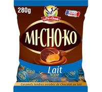 LA PIE QUI CHANTE - Délicieux Bonbons au Chocolat au Lait et Caramel Fondant, Sachet 280g - Le Lot De 4
