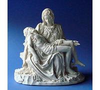 La Pieta de Michel ange, H. 22 cm, résine imitation marbre, MIC02