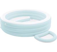 La piscine Intex \ Canopy Lounge\ avec toit ensoleillé, banc et beaucoup d'espace offre un plaisir de baignade rafraîchissant à