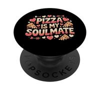 La Pizza est Mon âme sœur, Une Cuisine Amusante pour la Saint-Valentin, pour Les Amateurs de gastronomie PopSockets PopGrip Adhésif