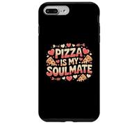 La Pizza est Mon âme sœur, Une Cuisine Amusante pour la Saint-Valentin, pour Les Amateurs de gastronomie Coque pour iPhone 7 Plus/8 Plus