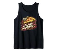 La Pizza Est Mon Langage Damour Débardeur