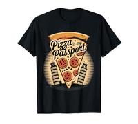 La Pizza est Mon Passeport Cuisine Italienne Voyages Amour T-Shirt