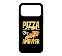 La Pizza est Toujours la Solution - Funny Pizza Lover Coque pour iPhone 17 Pro Max