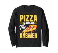 La Pizza est Toujours la Solution - Funny Pizza Lover Manche Longue