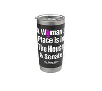 La place d'une femme est dans la maison et le féminisme féministe au Sénat Gobelet isotherme en acier inoxydable double paroi
