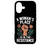 La Place d'une Femme est dans la résistance et l'égalité féminisme Coque pour iPhone 17