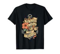 La Plage Appelle Anchor Hibiscus Ocean Vacation Lover T-Shirt