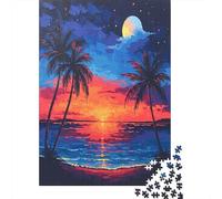 La Plage Dimancheset Puzzles 1000 Pièces pour Adultes Puzzle 1000 Pièces Jeux ÉduLe chatifs DécoSourision De La Maison Puzzle Les Meilleurs Cadeaux pour Hommes Et Femmes 1000pcs (75x50cm)