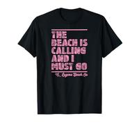 La Plage m'appelle et Je Dois Aller à Laguna Beach en Californie T-Shirt