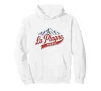 La Plagne France Ski Resort Montagne Retro Travel Graphic Sweat à Capuche