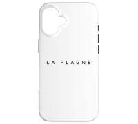 La Plagne Souvenirs/Stations de Ski Françaises Design Moderne Polices Coque pour iPhone 16