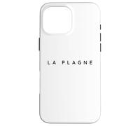 La Plagne Souvenirs/Stations de Ski Françaises Design Moderne Polices Coque pour iPhone 16 Pro Max