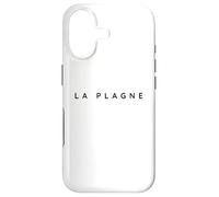 La Plagne Souvenirs/Stations de Ski Françaises Design Moderne Polices Coque pour iPhone 17