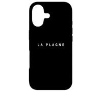 La Plagne Souvenirs/Stations de Ski Françaises Design Moderne Polices Coque pour iPhone 17