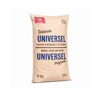 La Plaine Chassart - Terreau Universel 20L - pour Toutes Les Variétés de Plantes - Idéal pour Petits Espaces, Jardin, Terrasse, Potager - Palmier, Plantes Grasses, Semis, Bonsai, Légumes, Cactus…