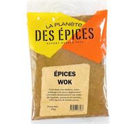 LA PLANETE DES EPICES - Épices Wok au parfum citronné, mélange authentique de gingembre, coriandre, cumin, citronnelle et épices pures, 100 g - Lot de 4