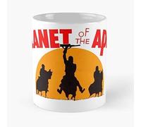 La Planète Des Singes Vintage Charlton Heston Tasse Pratiques Tasses Porcelaine Tasse À Café Pour Femme Lait Eau 330Ml